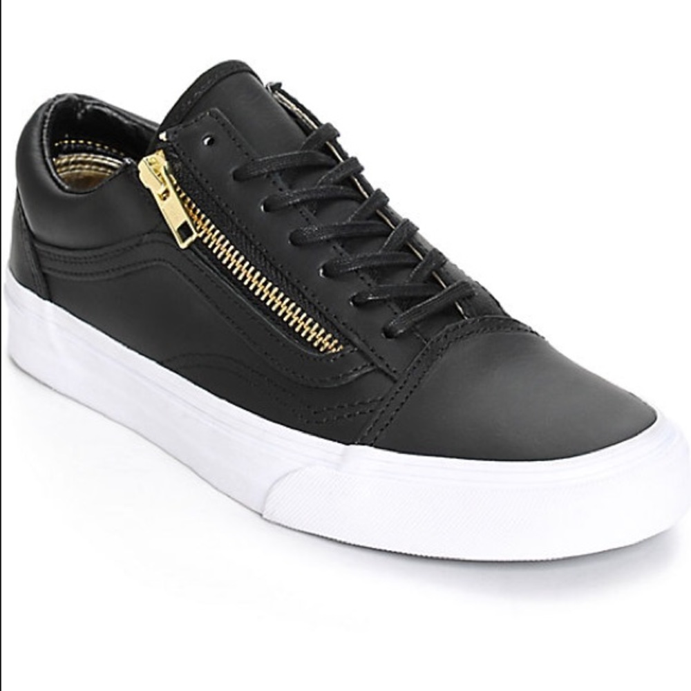 Vans Old Skool Black Leather